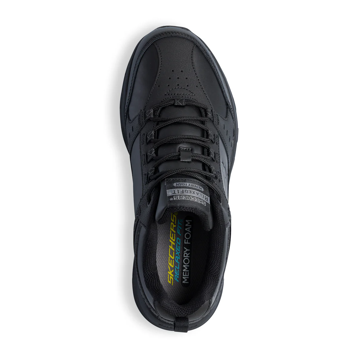 Scarpe da ginnastica nere da uomo con soletta Memory Foam Skechers Oak Canyon - Image 8