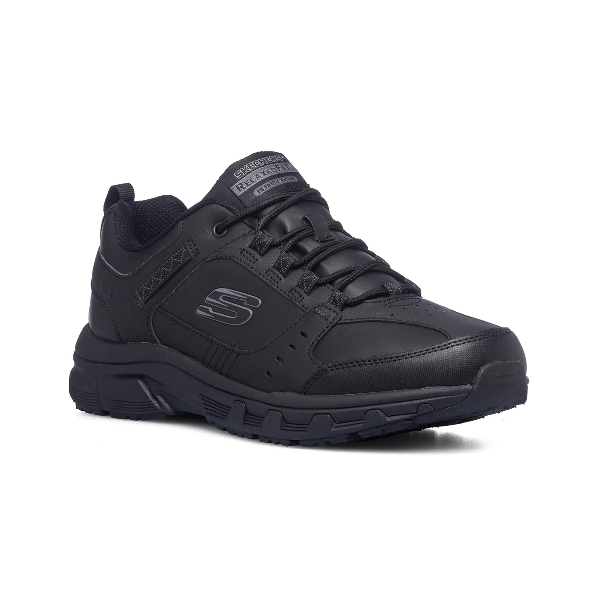 Scarpe da ginnastica nere da uomo con soletta Memory Foam Skechers Oak Canyon - Image 2