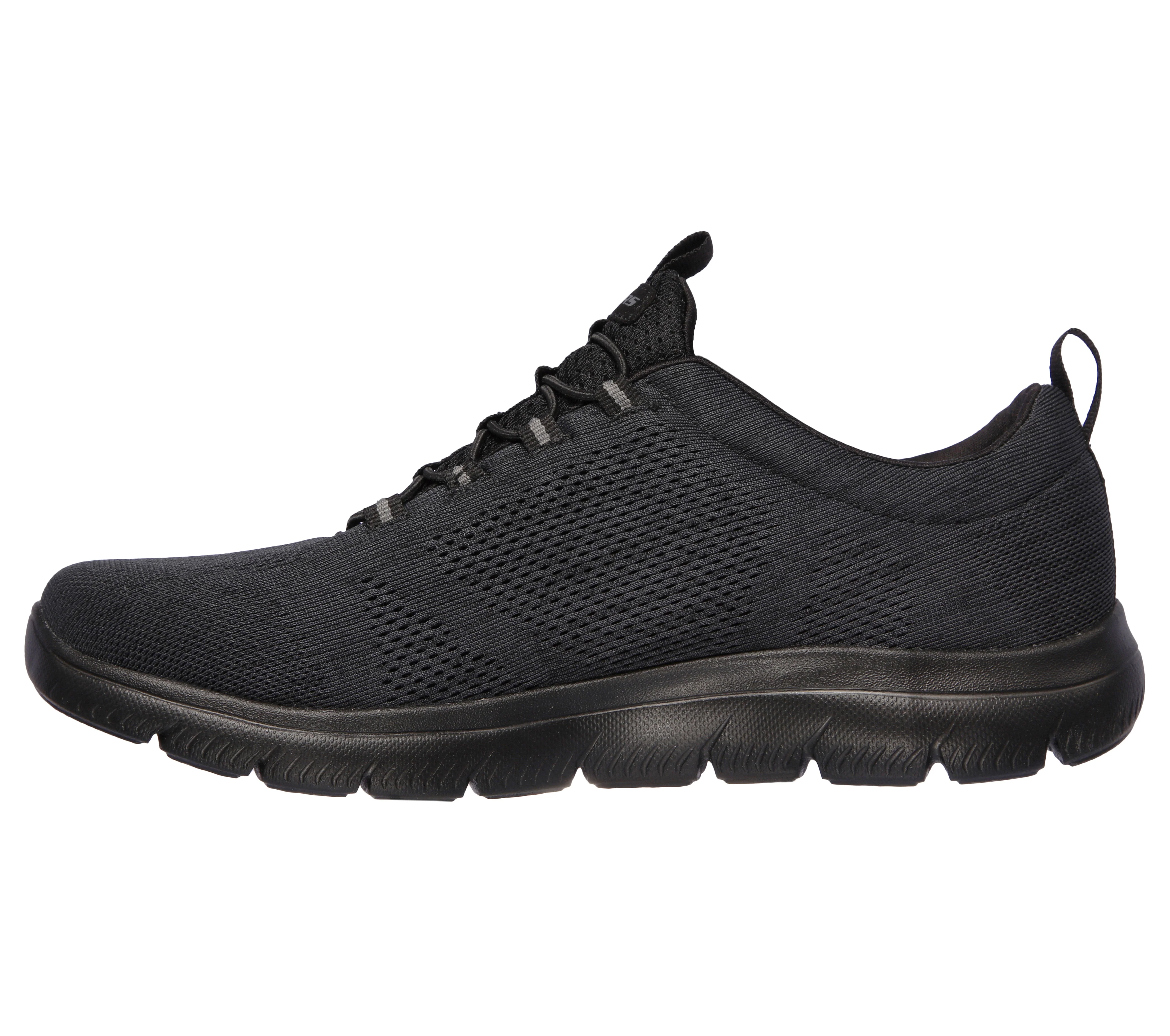 Scarpe da ginnastica nere da uomo con soletta Memory Foam Skechers Summits - Louvin - Image 5