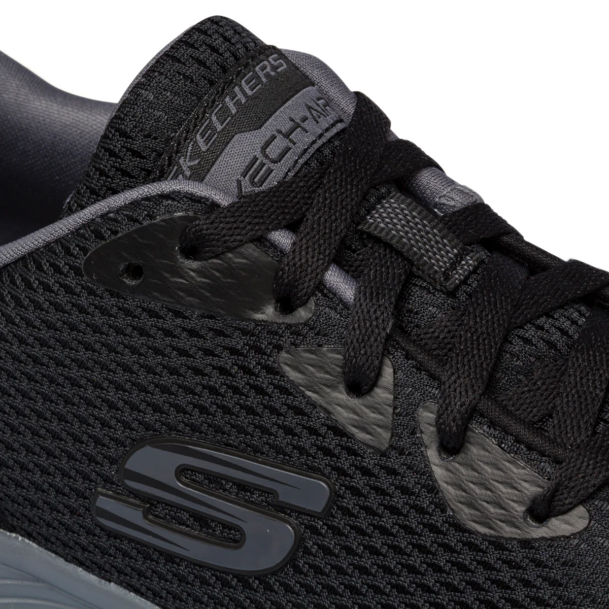 Scarpe da ginnastica nere da uomo con sottopiede Memory Foam Skechers Dyna-Air - Image 12