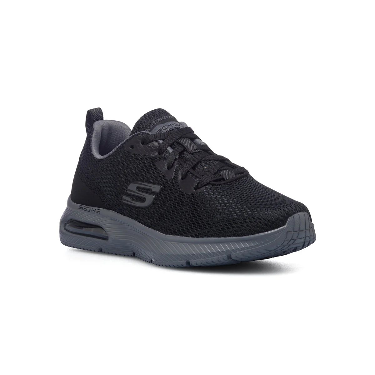 Scarpe da ginnastica nere da uomo con sottopiede Memory Foam Skechers Dyna-Air - Image 2