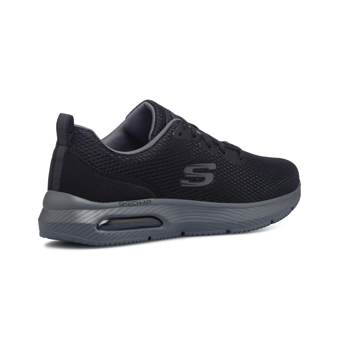 Scarpe da ginnastica nere da uomo con sottopiede Memory Foam Skechers Dyna-Air - Image 9