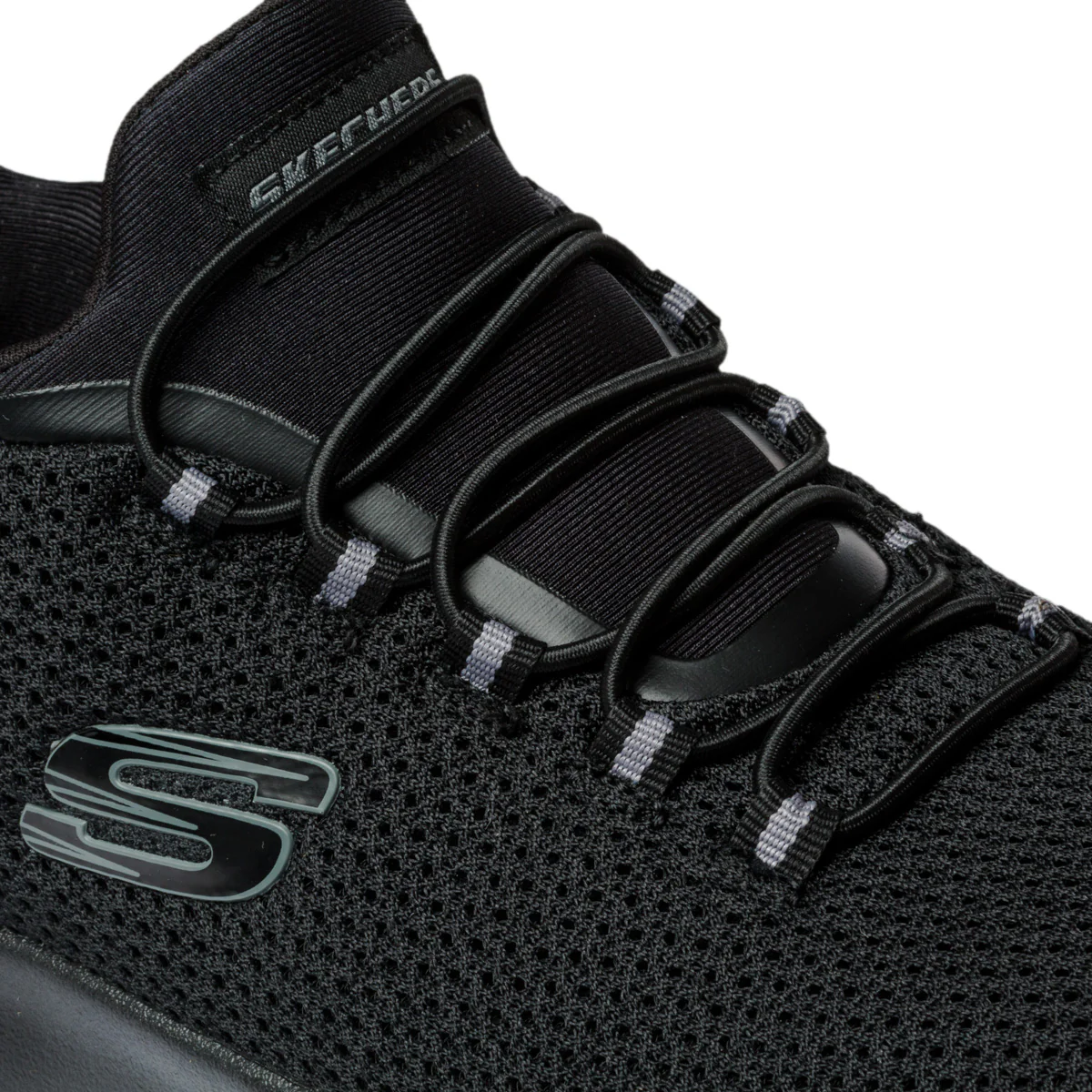 Scarpe da ginnastica nere da uomo con sottopiede Memory Foam Skechers Dynamight - Image 6