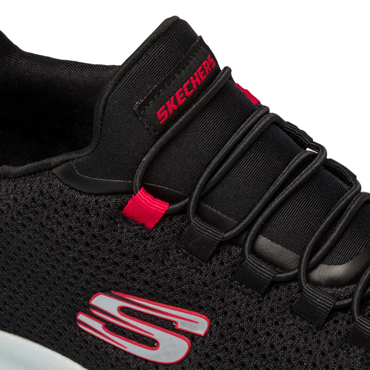Scarpe da ginnastica nere da uomo con sottopiede Memory Foam Skechers Dynamight - Image 6
