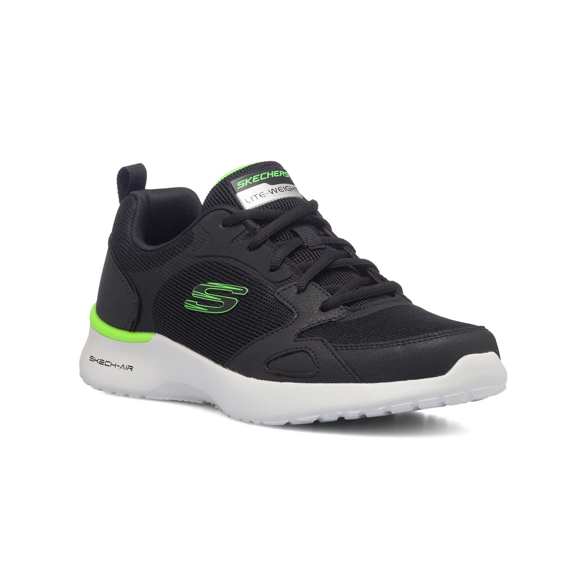 Scarpe da ginnastica nere da uomo con sottopiede Memory Foam Skechers Skech-Air Dynamight - Image 2