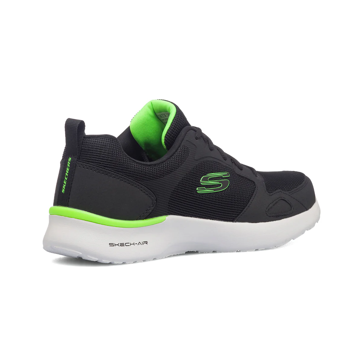 Scarpe da ginnastica nere da uomo con sottopiede Memory Foam Skechers Skech-Air Dynamight - Image 3