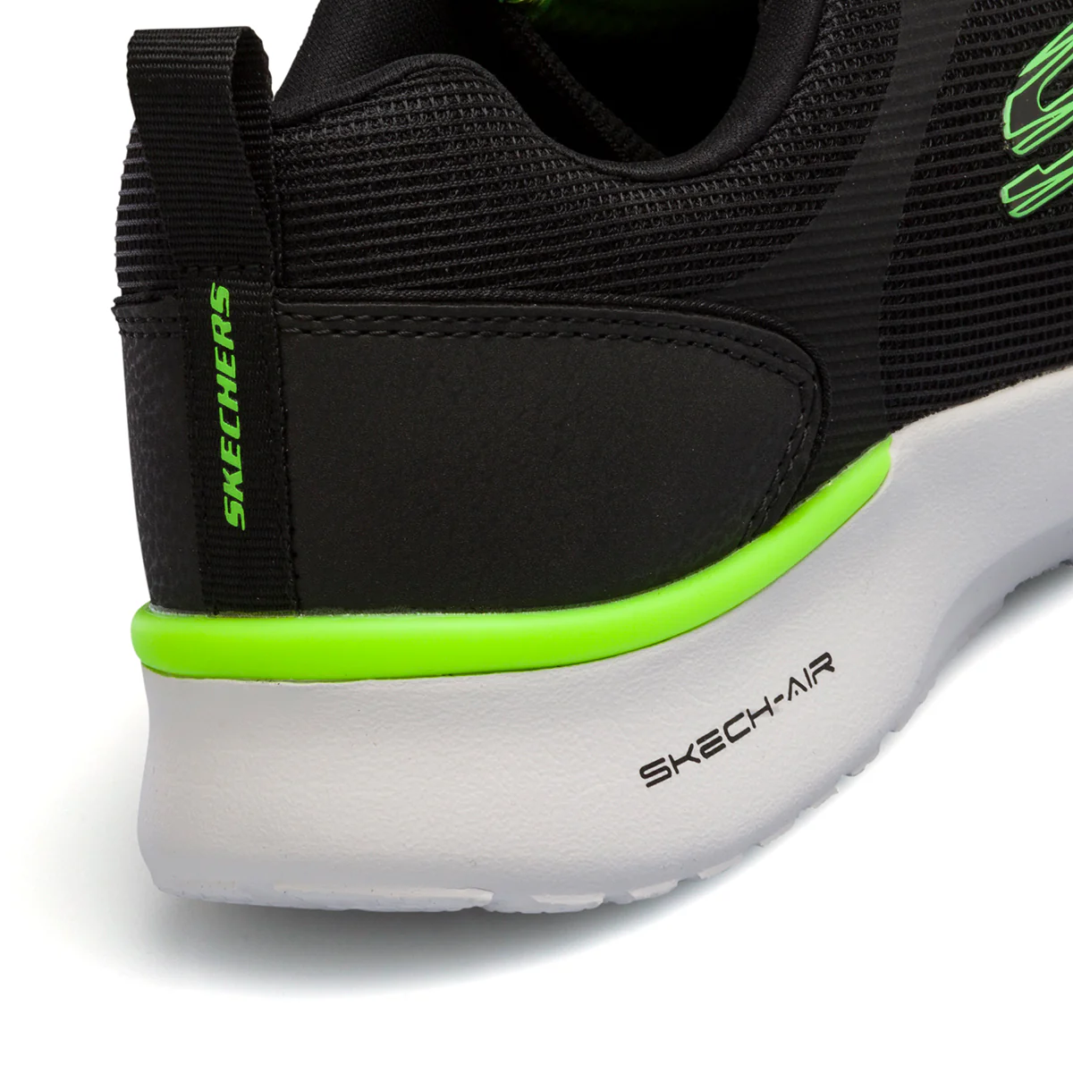 Scarpe da ginnastica nere da uomo con sottopiede Memory Foam Skechers Skech-Air Dynamight - Image 7