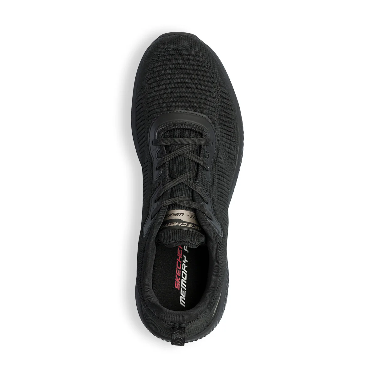 Scarpe da ginnastica nere da uomo con sottopiede Memory Foam Skechers Squad - Image 14