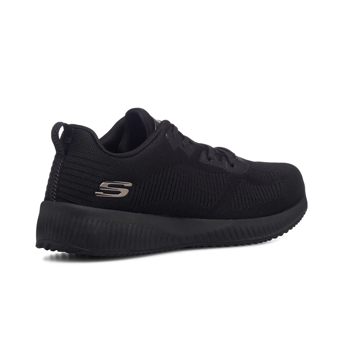 Scarpe da ginnastica nere da uomo con sottopiede Memory Foam Skechers Squad - Image 3