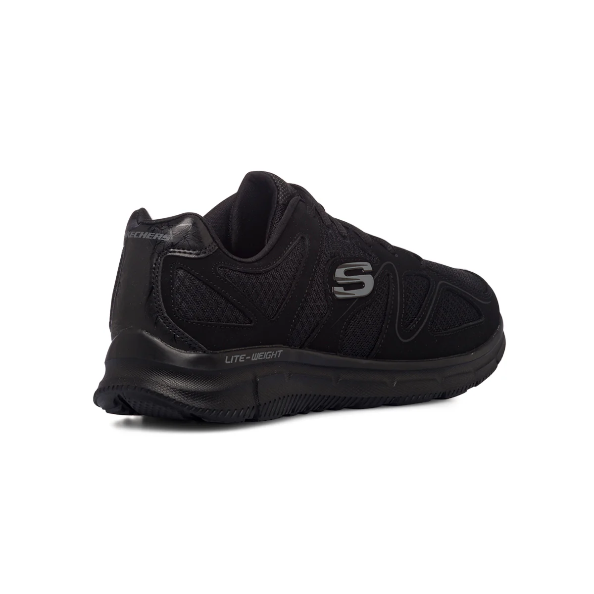 Scarpe da ginnastica nere da uomo con sottopiede Memoy Foam e suola Lite-Weight Skechers Verse - Flash Point - Image 3