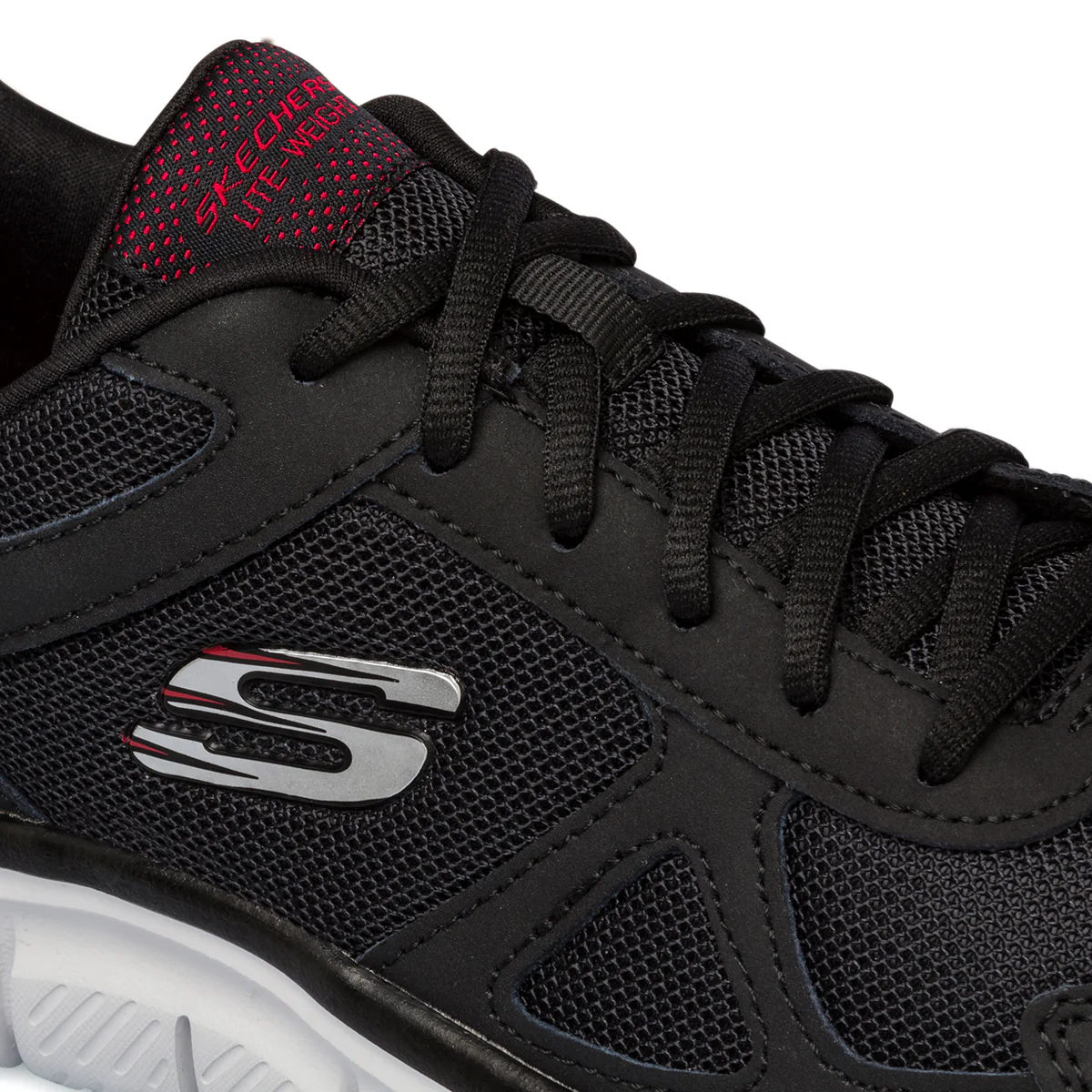 Scarpe da ginnastica nere da uomo con suola Lite-Weight Skechers Track - Image 12