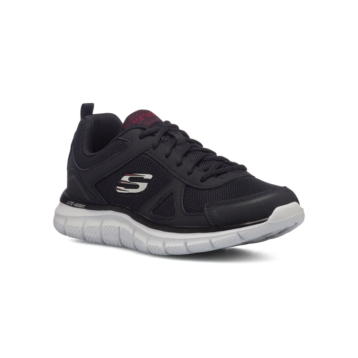 Scarpe da ginnastica nere da uomo con suola Lite-Weight Skechers Track - Image 2