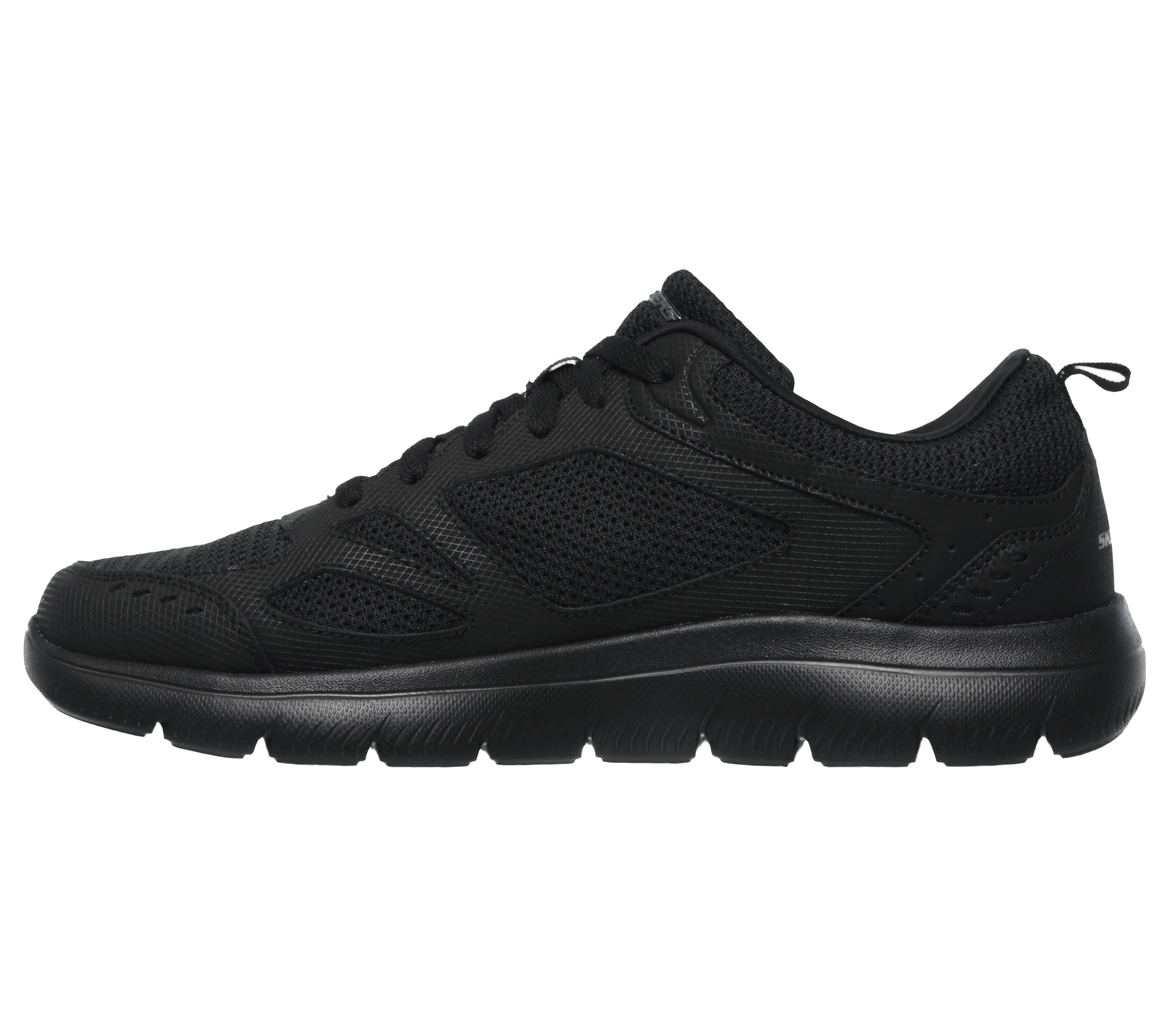 Scarpe da ginnastica nere da uomo con suola Memory Foam Skechers Summits - Image 4