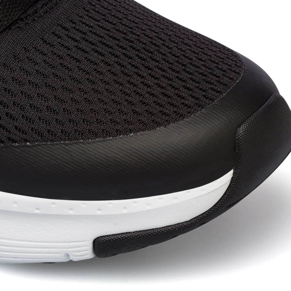 Scarpe da ginnastica nere da uomo in tessuto mesh con soletta Air-Cooled Skechers Arch-Fit - Image 5