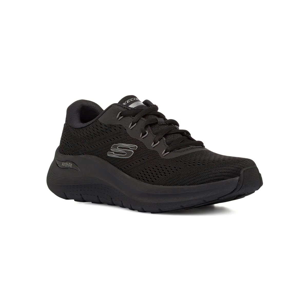 Scarpe da ginnastica nere da Uomo Skechers Arch Fit in memory foam - Image 2