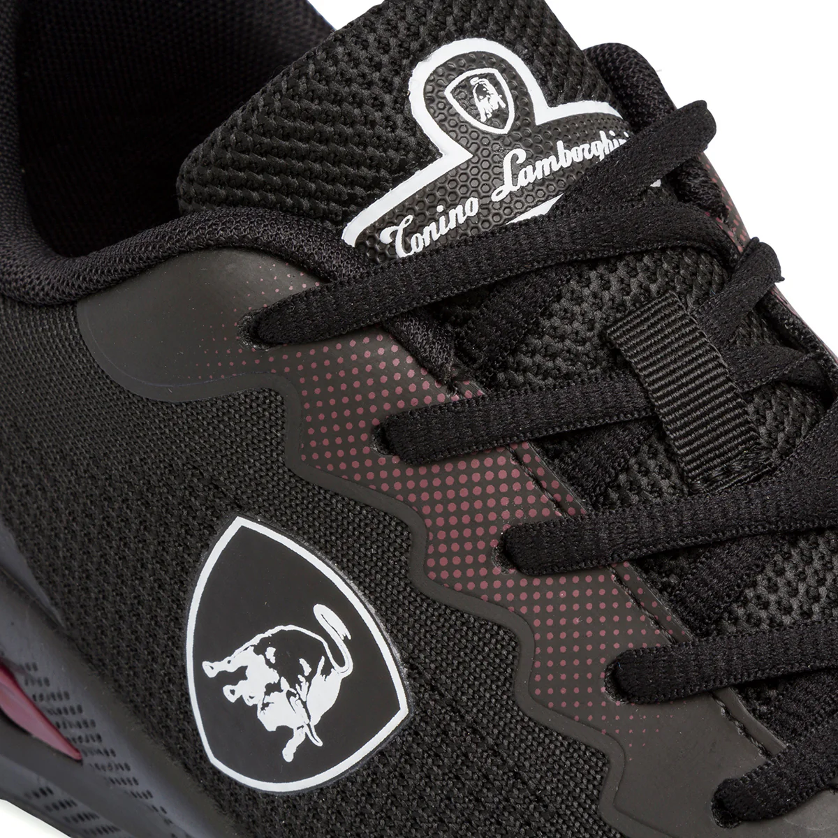 Sneakers nere e bordeaux da uomo Tonino Lamborghini Luxesprint - Image 3