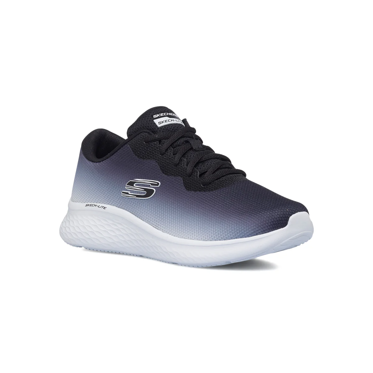 Scarpe da ginnastica nere e bianche da donna con suola Memory Foam Skechers Skech-Lite Pro - Fade Ou - Image 2