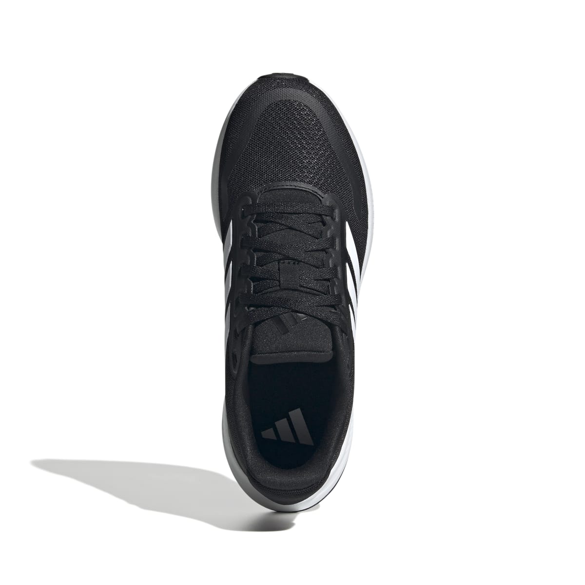 Scarpe da ginnastica nere e bianche da ragazzo con logo adidas Runfalcon 5 - Image 5