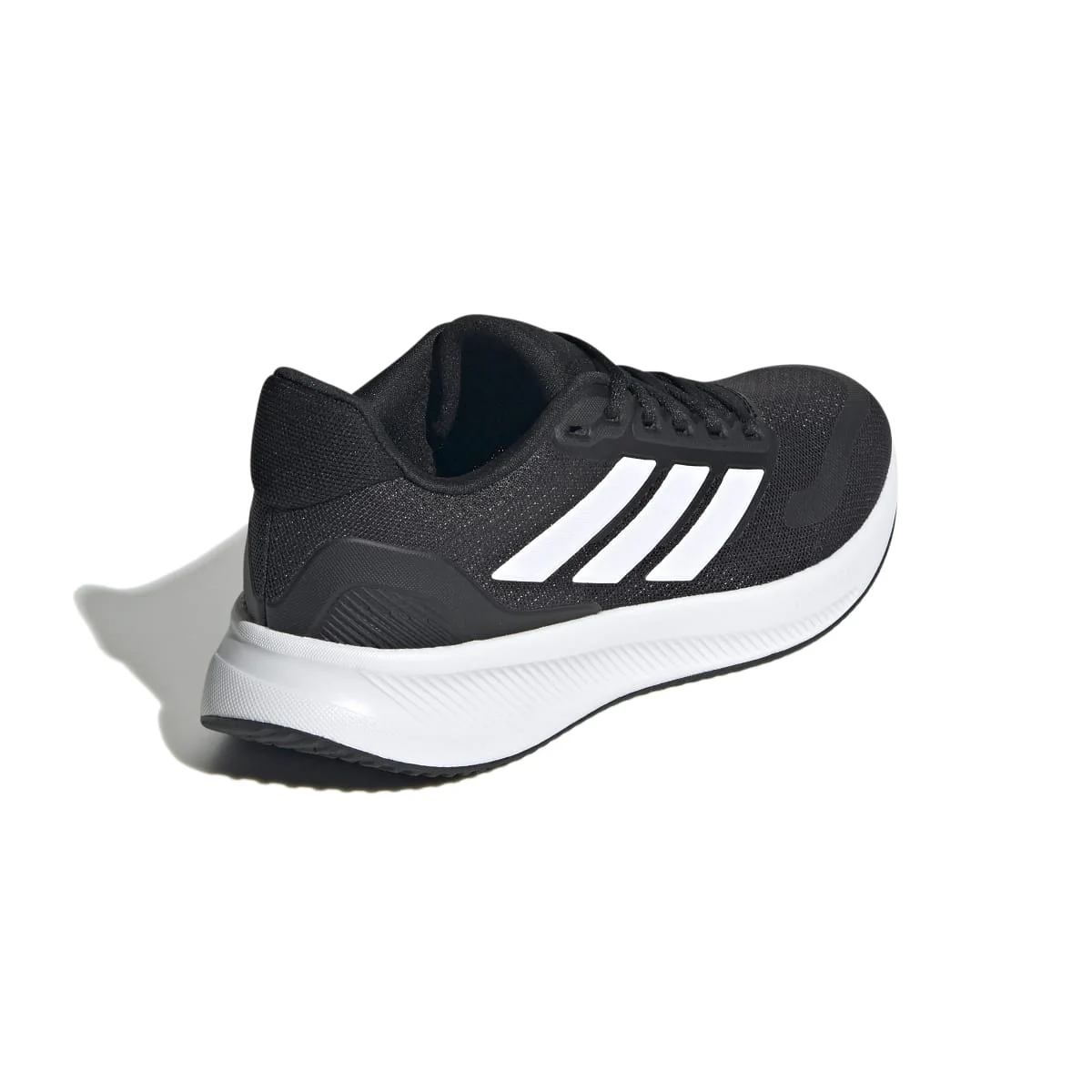 Scarpe da ginnastica nere e bianche da ragazzo con logo adidas Runfalcon 5 - Image 9