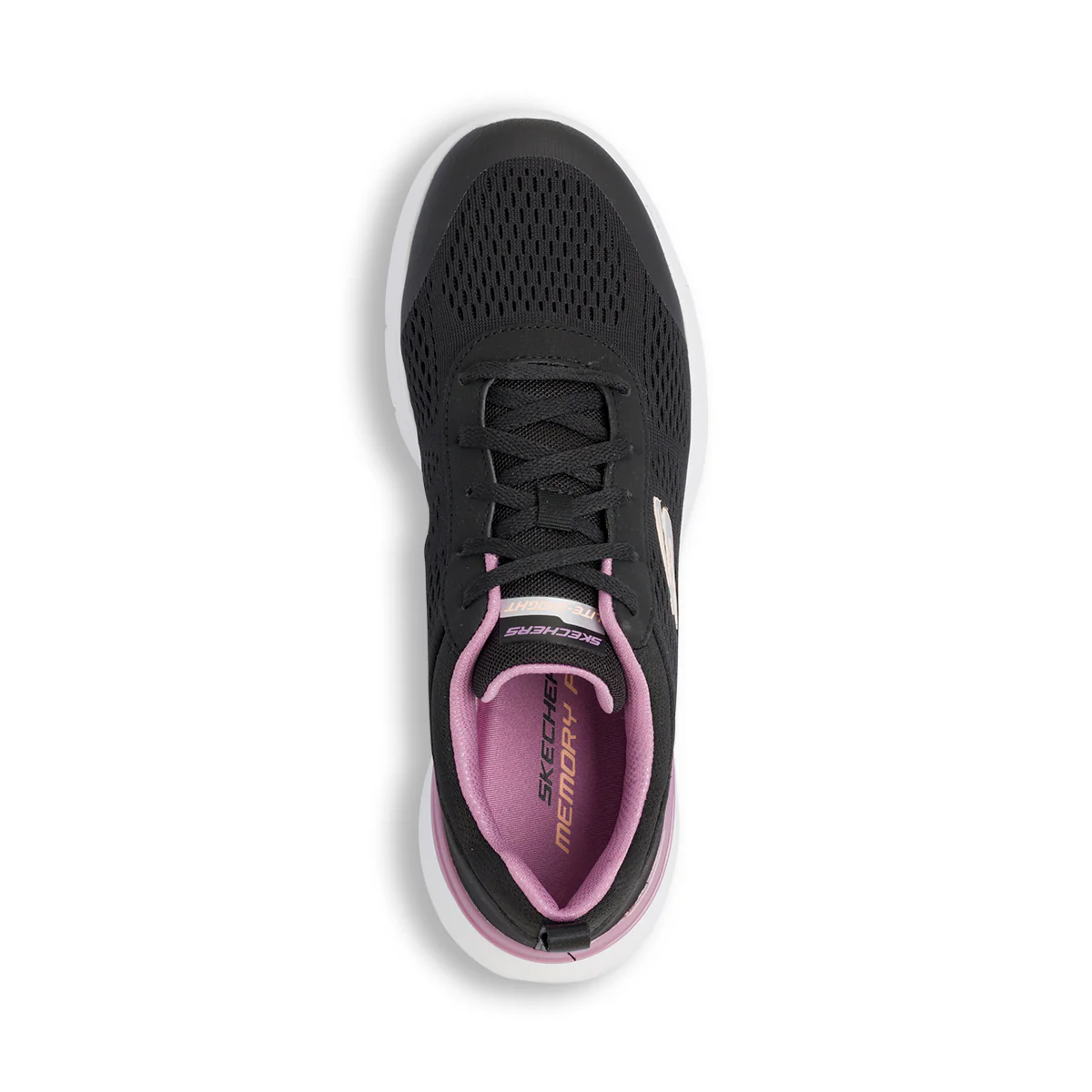 Scarpe da ginnastica nere Donna in memory foam Skechers Air Dynamight 2.0 - Image 5