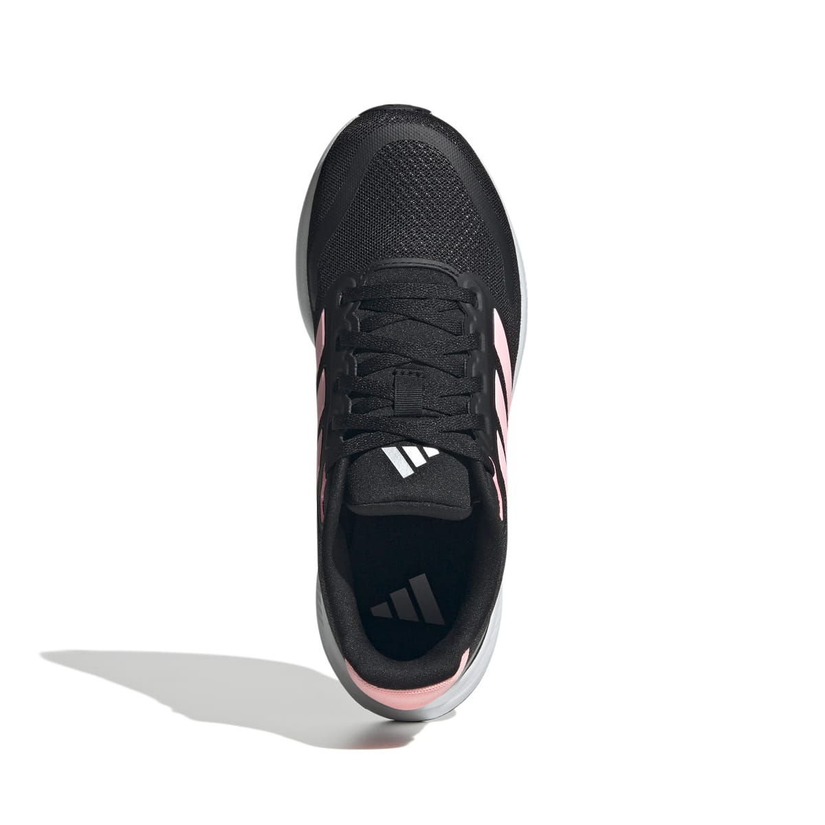 Scarpe da ginnastica nere e rosa da ragazza con logo adidas Runfalcon 5 - Image 5