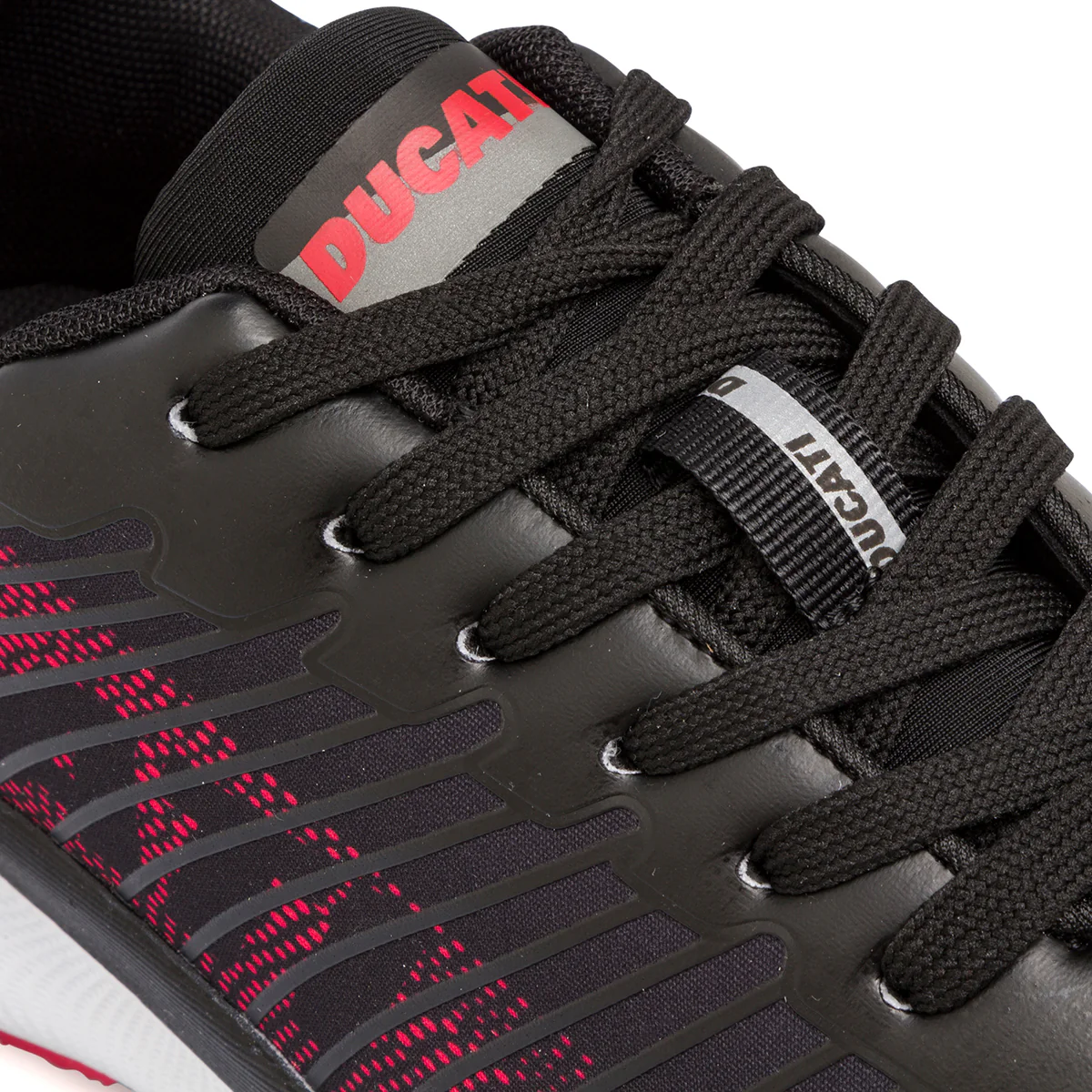Scarpe da ginnastica nere e rosse da uomo Ducati Balderico 4 - Image 4