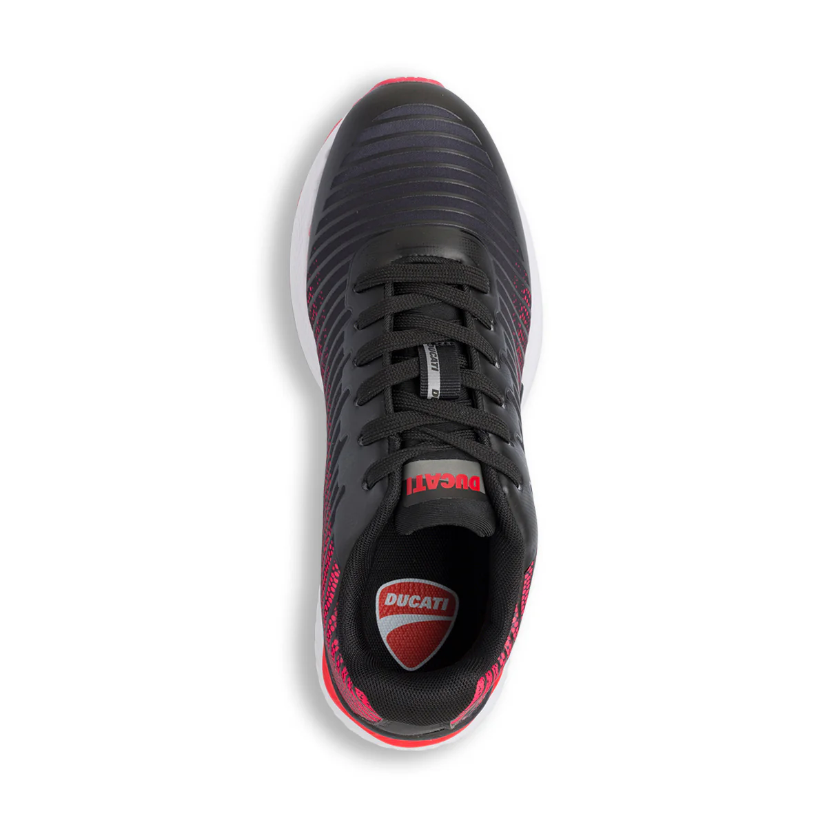 Scarpe da ginnastica nere e rosse da uomo Ducati Balderico 4 - Image 5