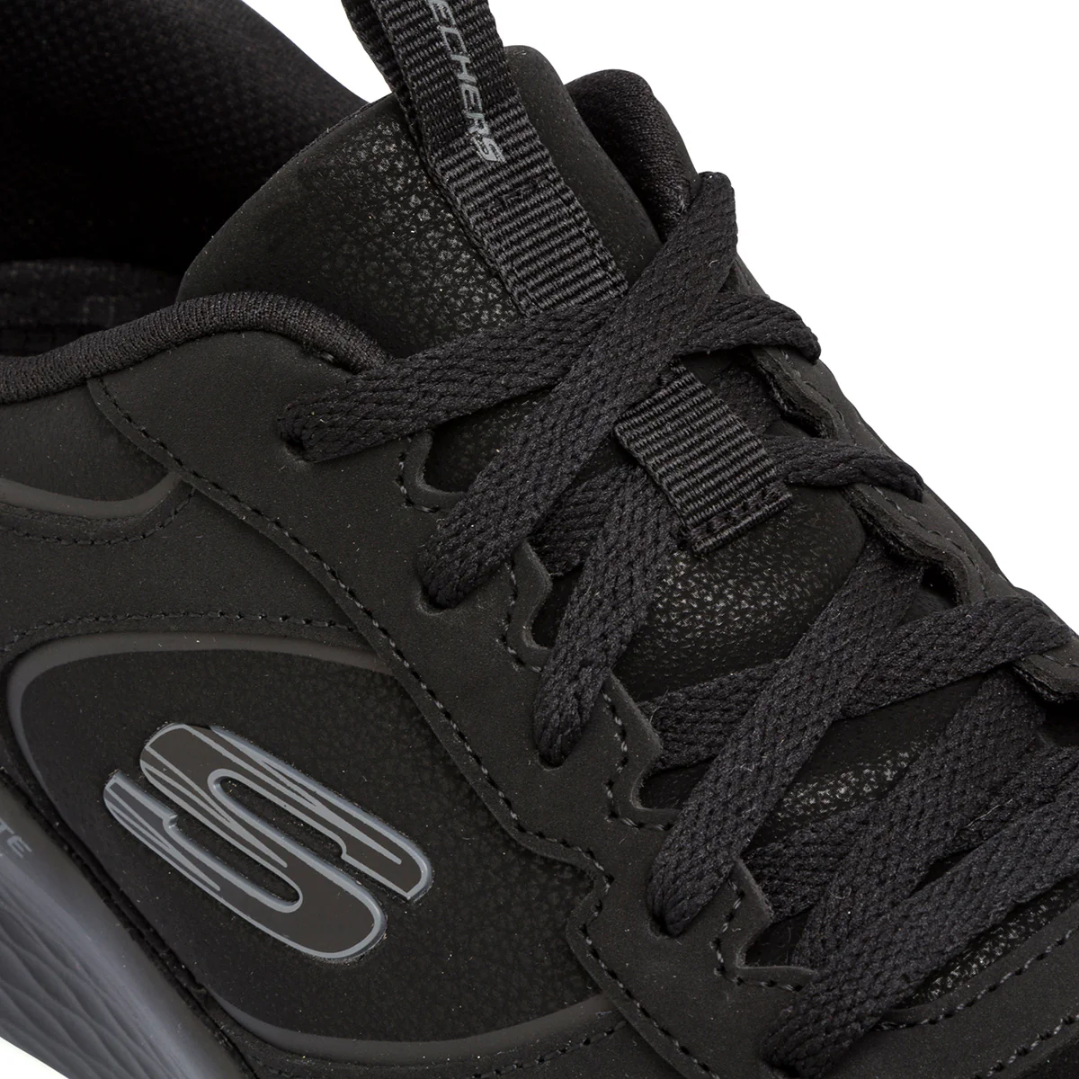 Scarpe da ginnastica nere in pelle con sottopiede Memory Foam Skech Lite Pro - Image 4