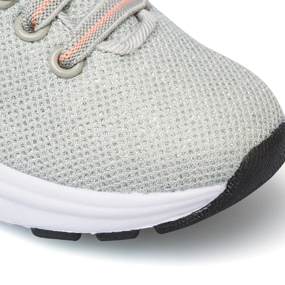 Scarpe da ginnastica primi passi argento effetto glitterato da bambina Benetton Pepper - Image 5