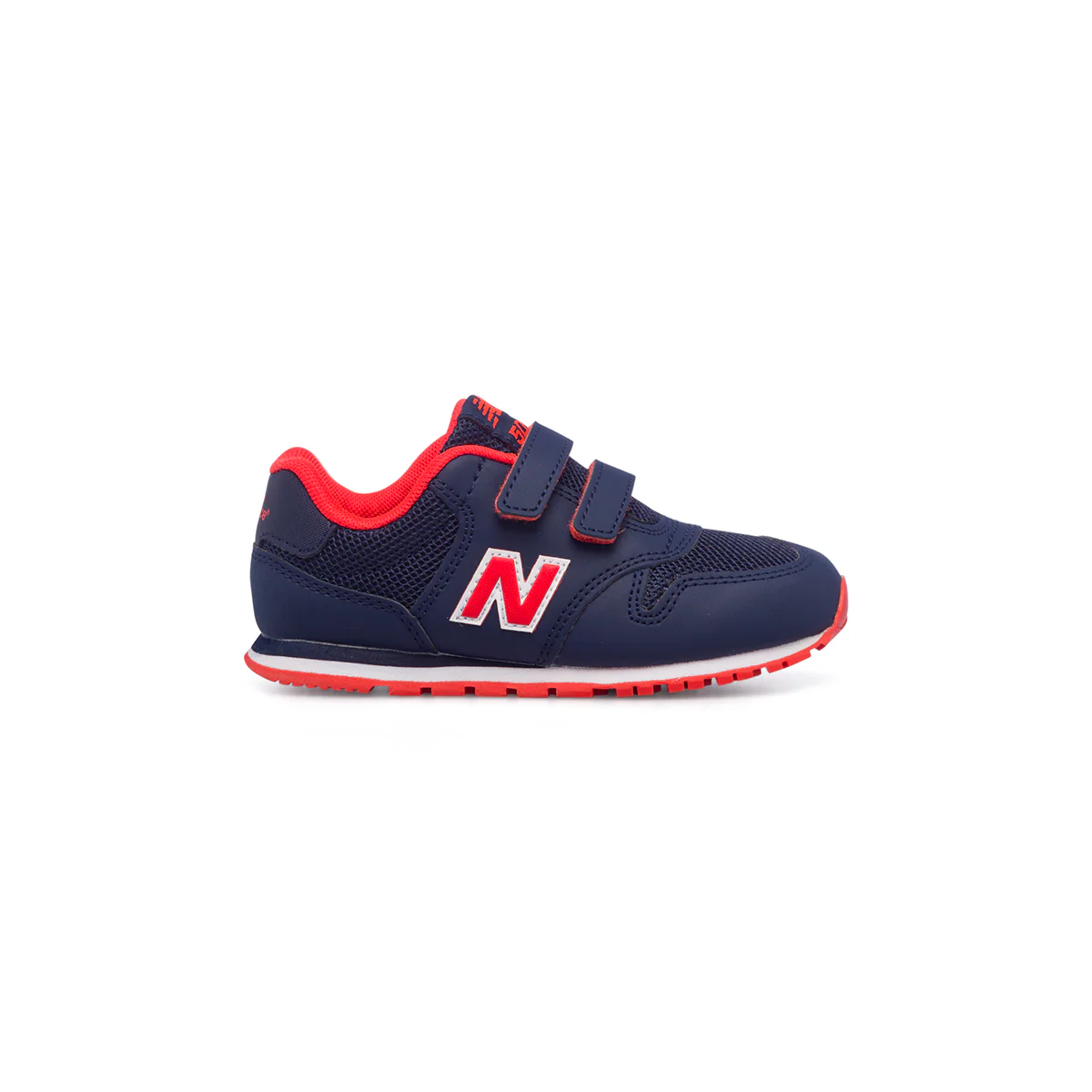 Scarpe da ginnastica primi passi blu e rosse New Balance 500