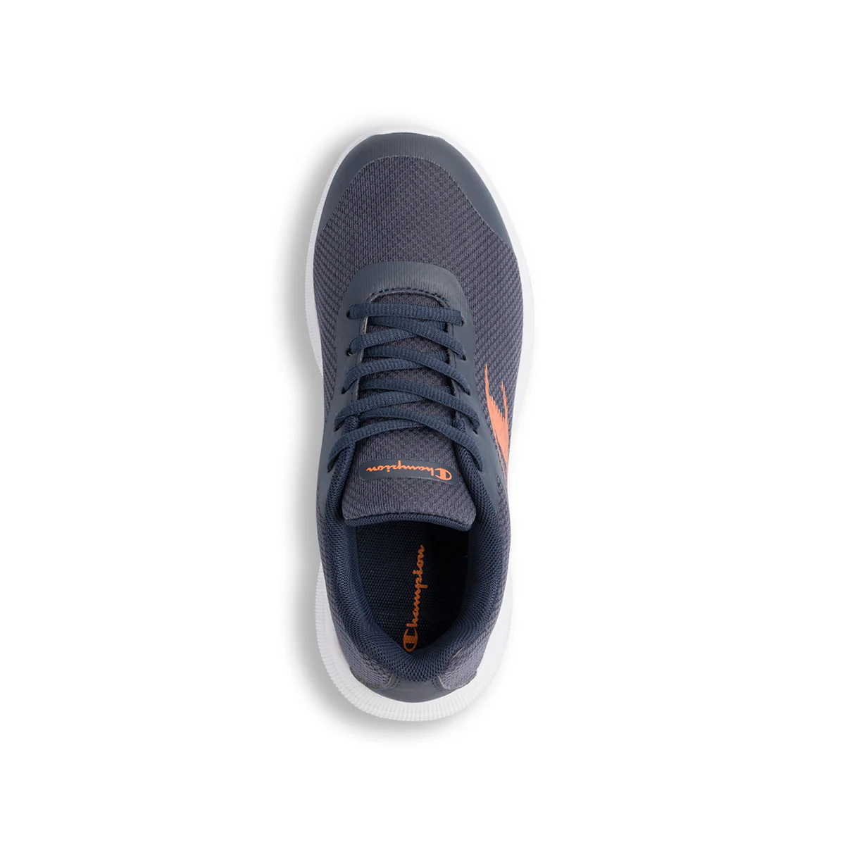 Scarpe da ginnastica ragazza blu con dettaglio arancione Champion Syphon Engage - Image 5