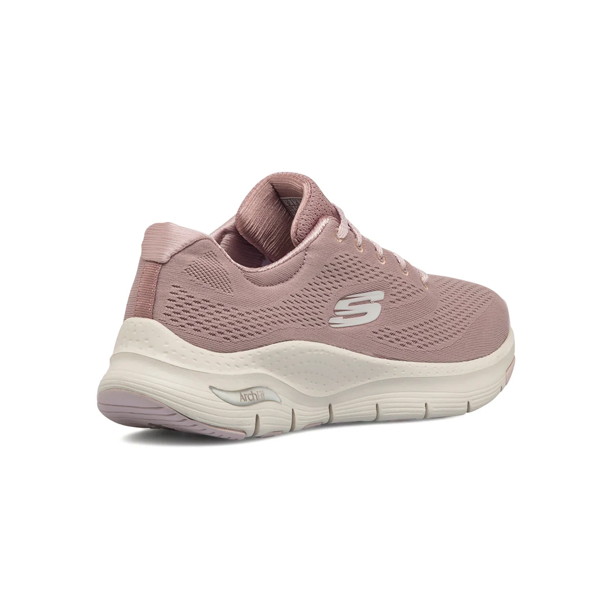 Scarpe da ginnastica rosa da donna con soletta Arch-Fit Skechers Comfy Wave - Image 3