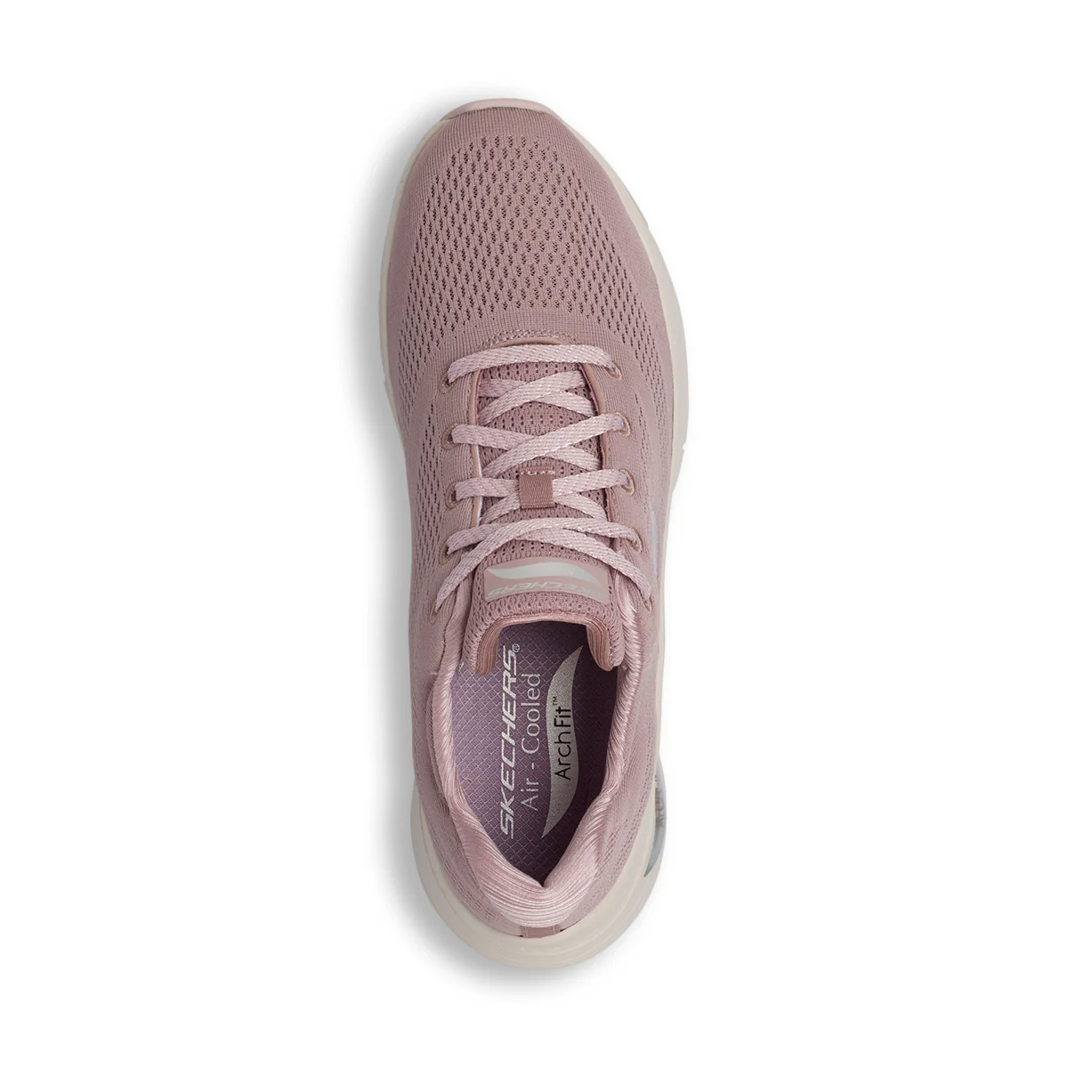 Scarpe da ginnastica rosa da donna con soletta Arch-Fit Skechers Comfy Wave - Image 7