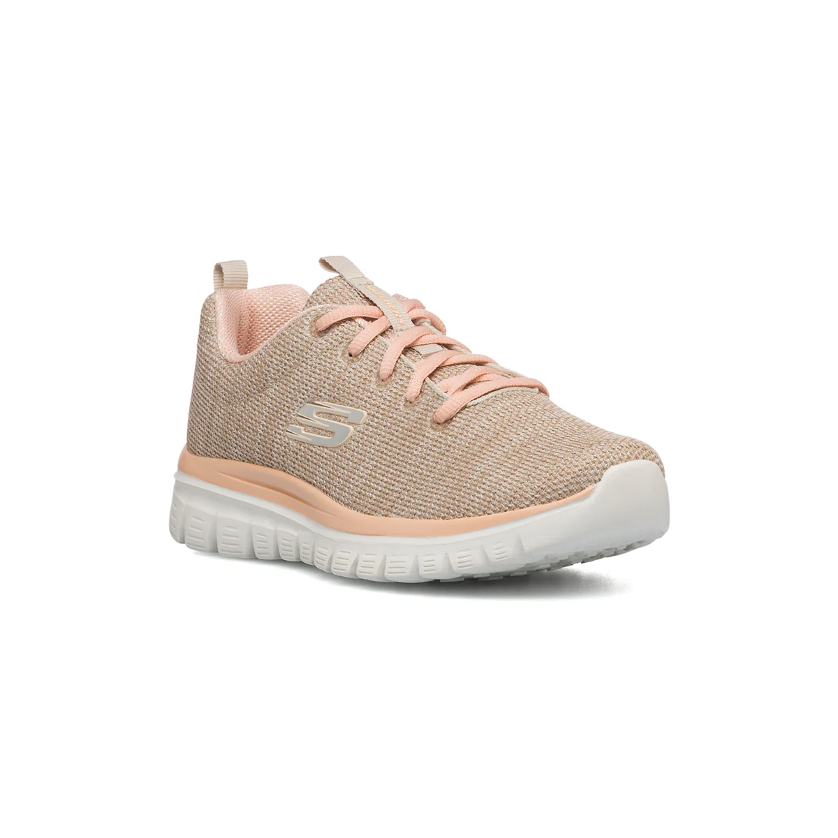 Scarpe da ginnastica rosa da donna con sottopiede Memory Foam Skechers Graceful Twisted Fortune - Image 8