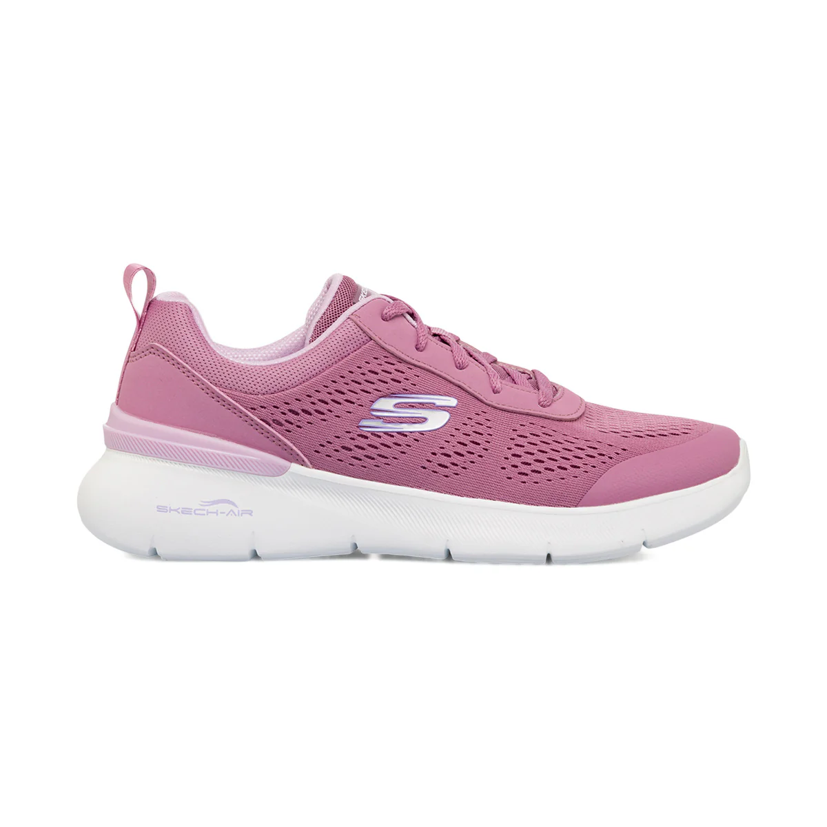 Scarpe da ginnastica rosa da donna in memory foam Skechers Air Dynamight 2.0