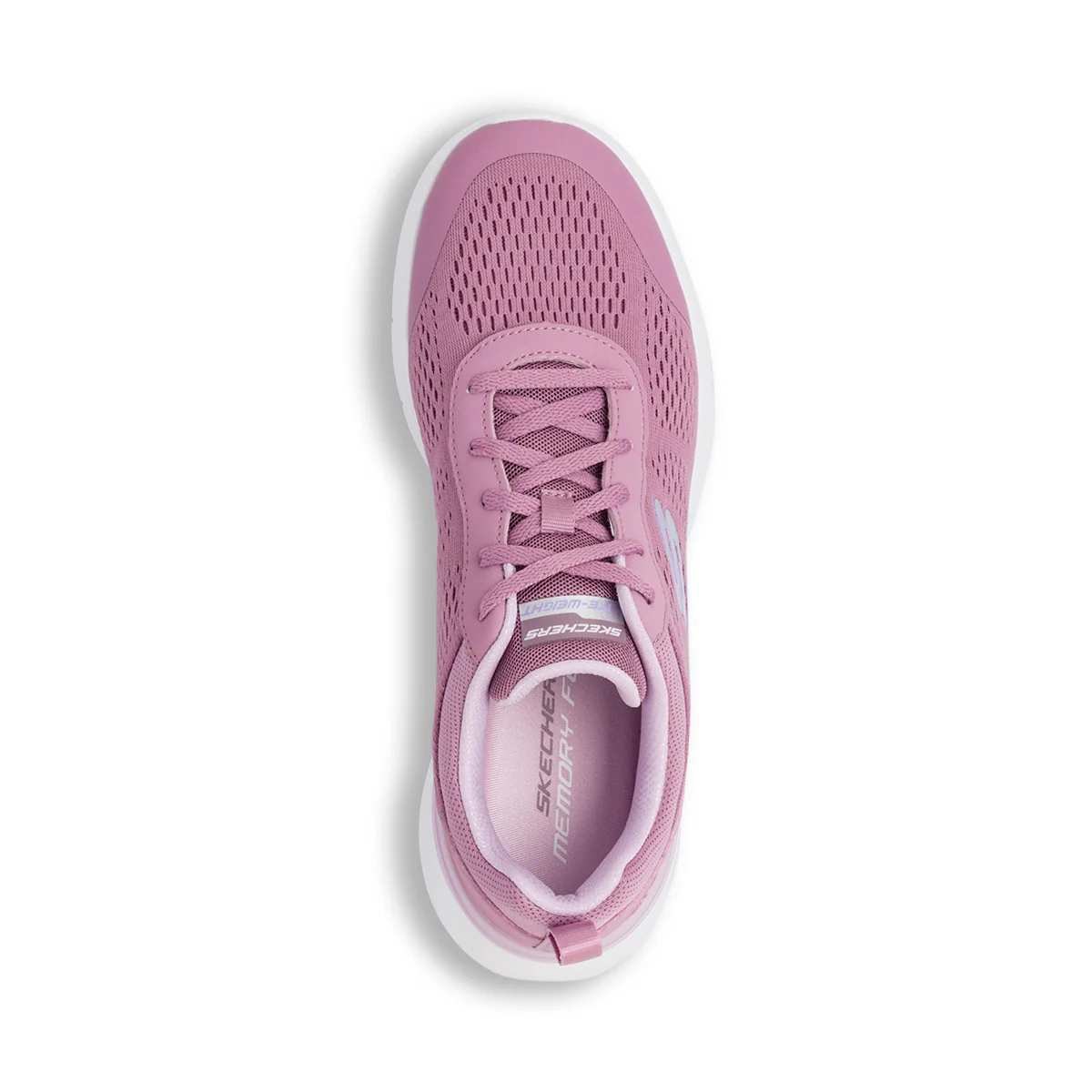 Scarpe da ginnastica rosa da donna in memory foam Skechers Air Dynamight 2.0 - Image 6