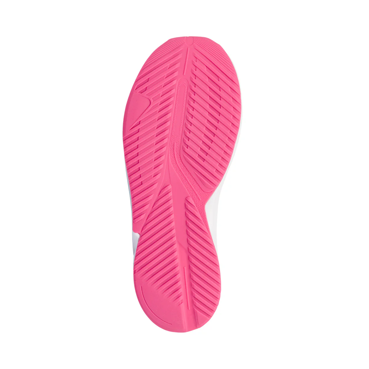 Scarpe da ginnastica rosa da ragazza con strisce laterali bianche e dettagli fucsia adidas Duramo SL - Image 4