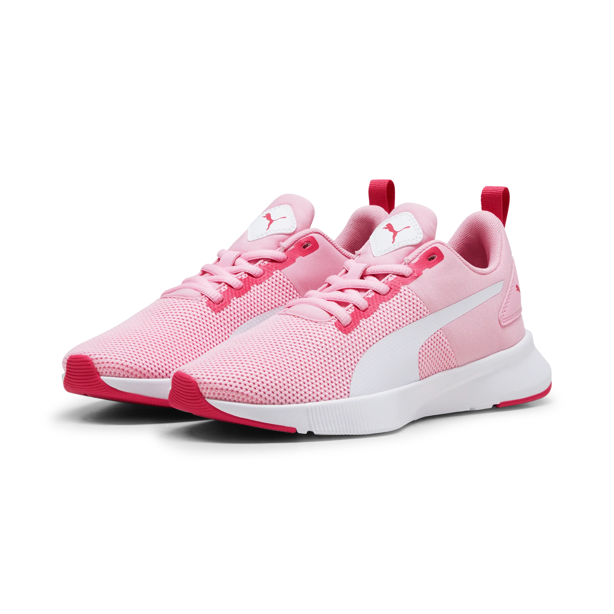 Scarpe da ginnastica rosa da ragazza con velcro Puma Flyer Runner Jr