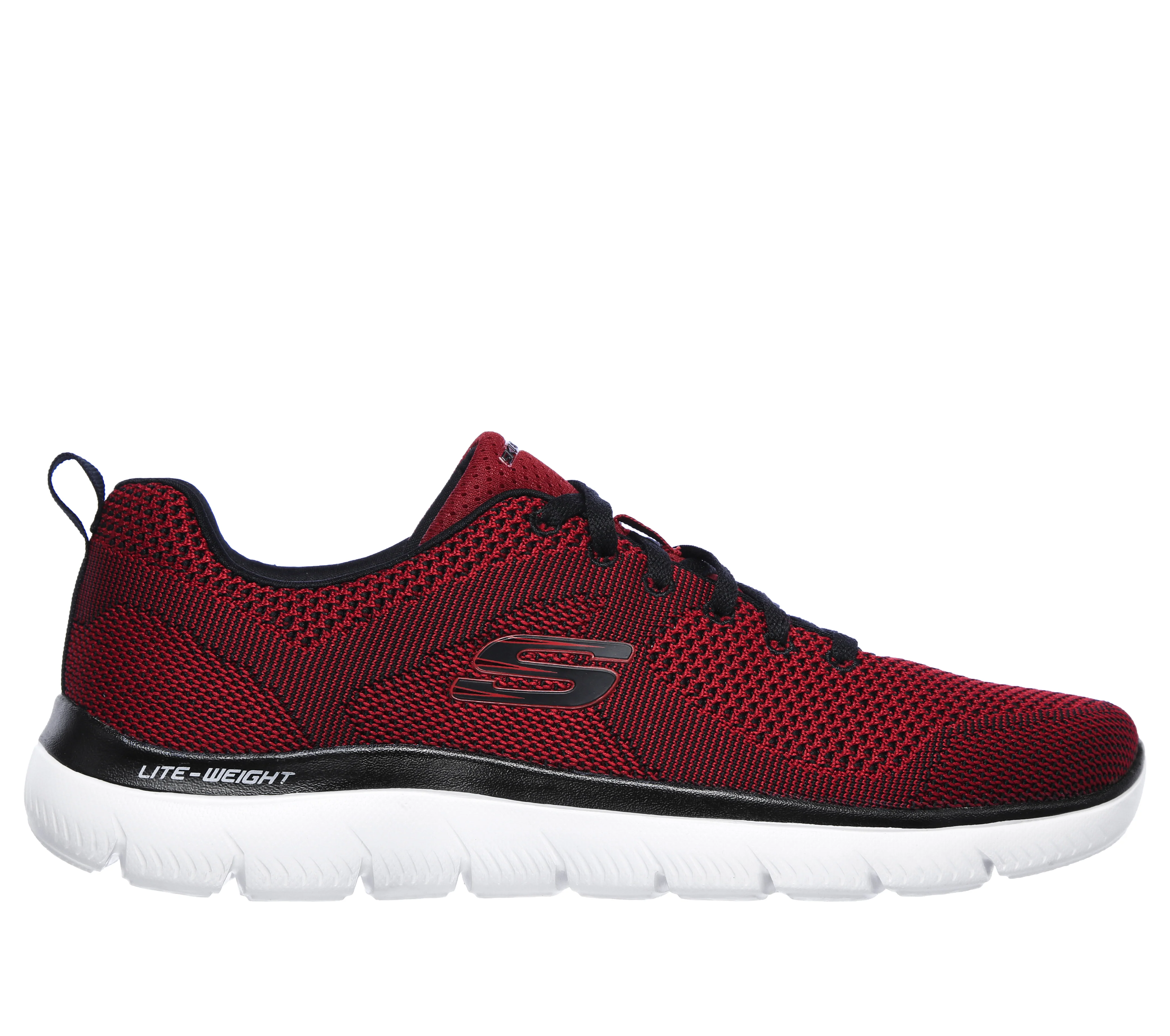 Scarpe da ginnastica rosse da uomo con soletta Memory Foam Skechers Summits - Brisbane