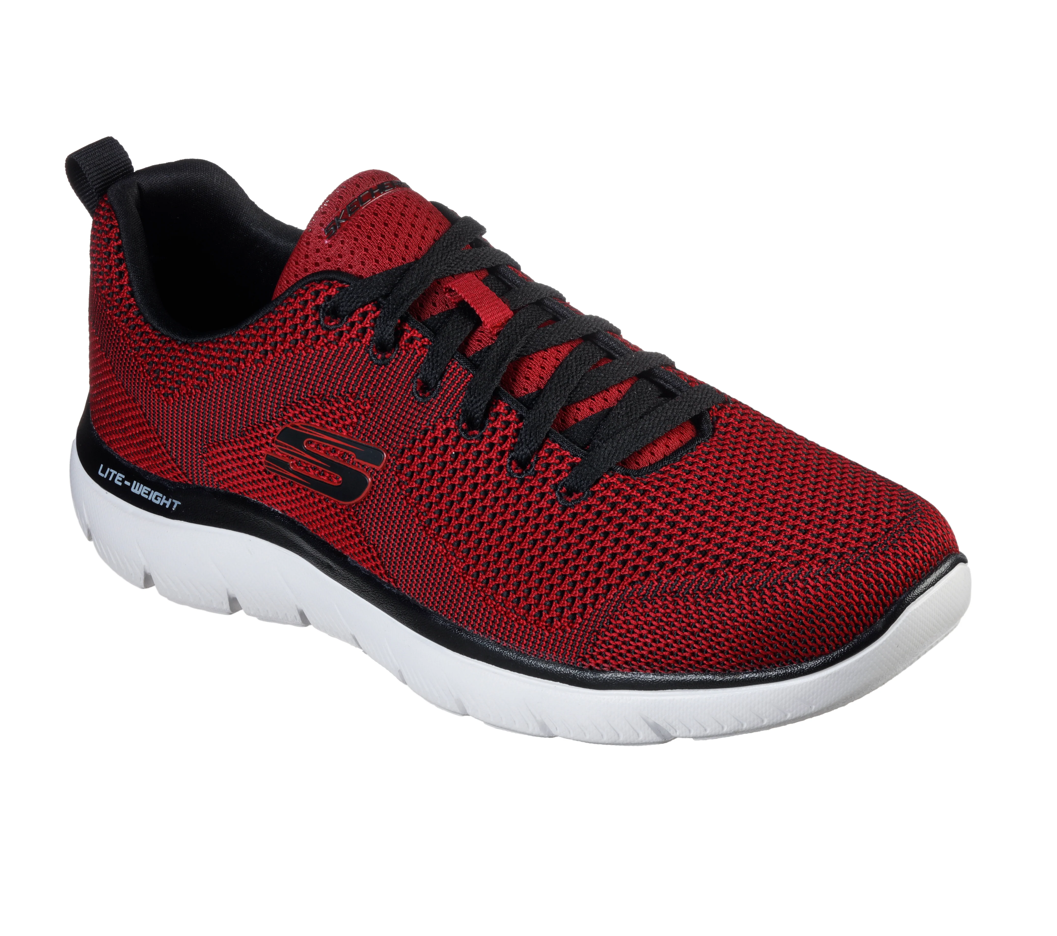 Scarpe da ginnastica rosse da uomo con soletta Memory Foam Skechers Summits - Brisbane - Image 2