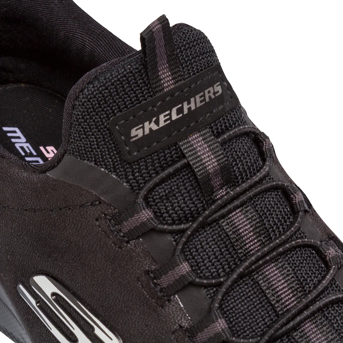 Scarpe da ginnastica Slip-on nere da Donna Skechers Summits - Image 2