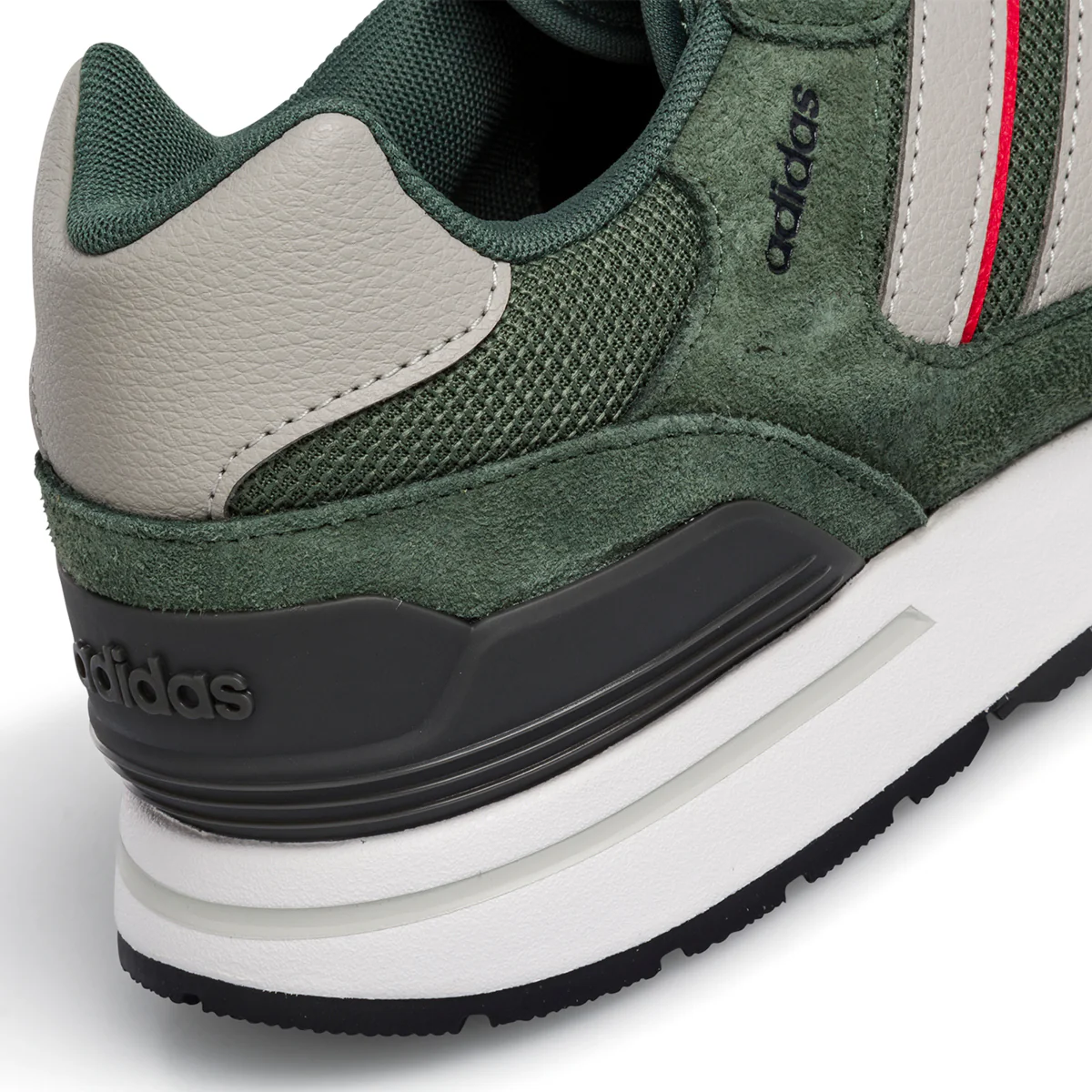 Scarpe da ginnastica verdi da uomo con design 3-Stripes adidas Run 80s - Image 7