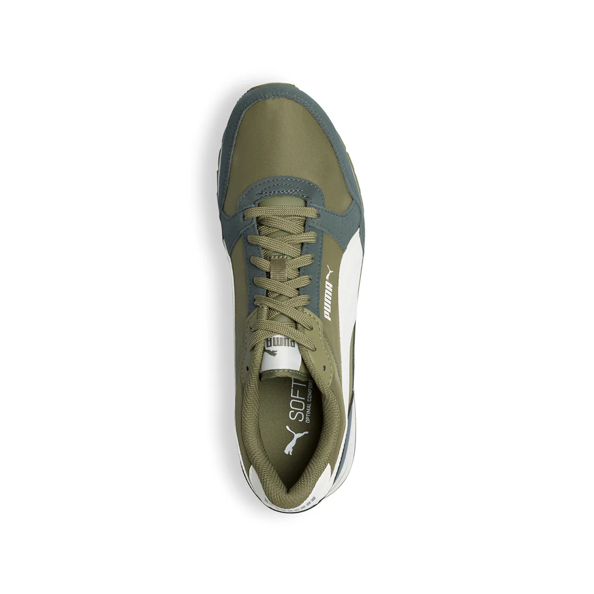 Scarpe da ginnastica verdi da uomo con logo laterale Puma ST Runner v3 NL - Image 8