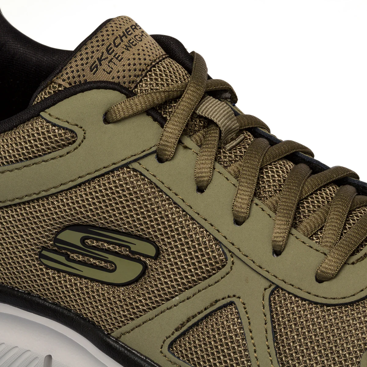 Scarpe da ginnastica verdi da uomo con suola Lite-Weight Skechers Track - Image 12