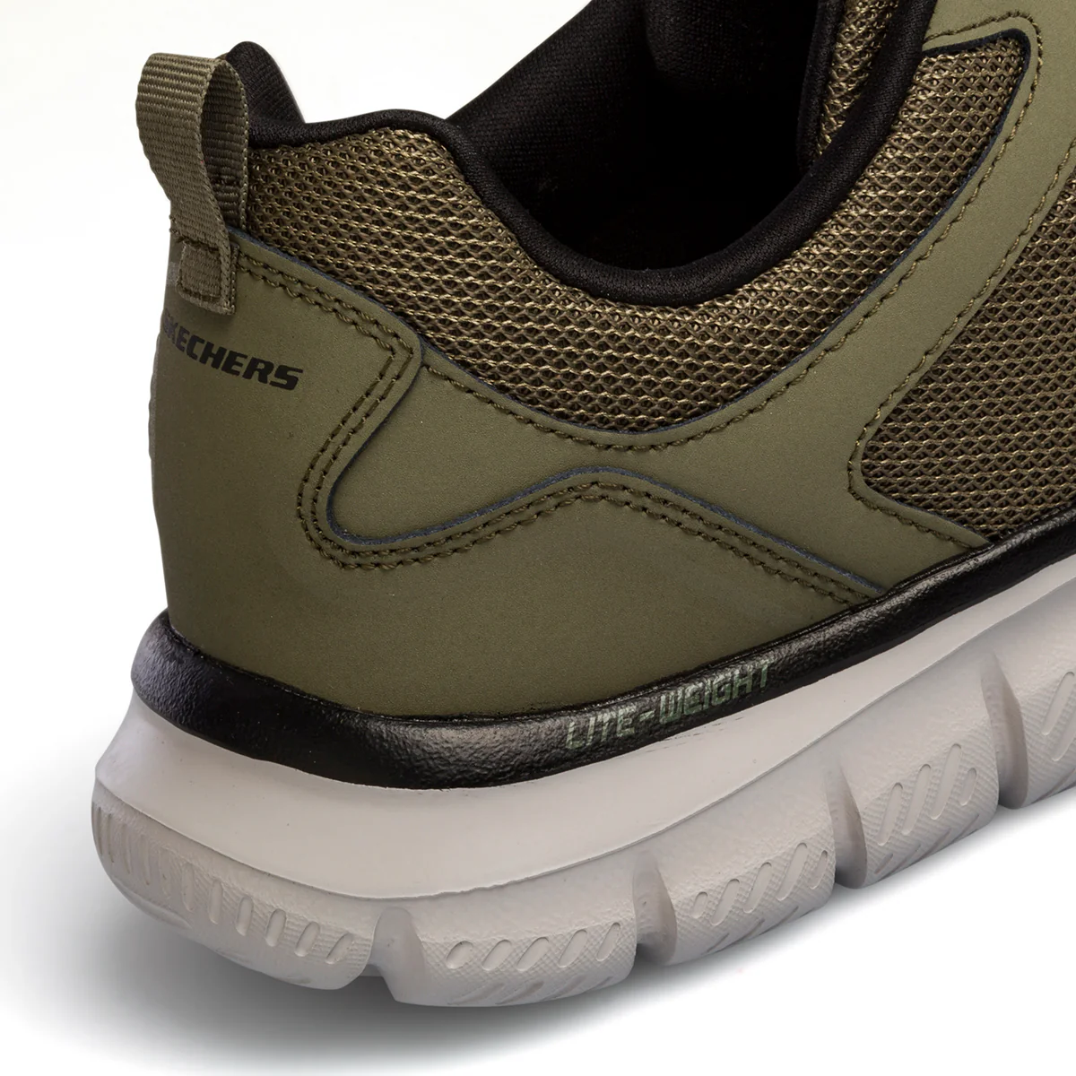 Scarpe da ginnastica verdi da uomo con suola Lite-Weight Skechers Track - Image 13