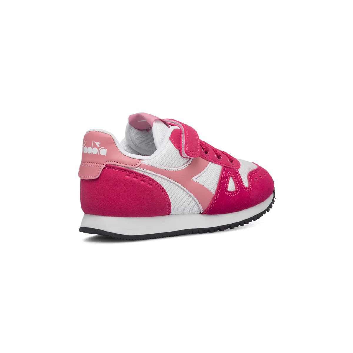 Scarpe da ginnastica viola da bambina con logo laterale a contrasto Diadora Simple Run Ps - Image 10