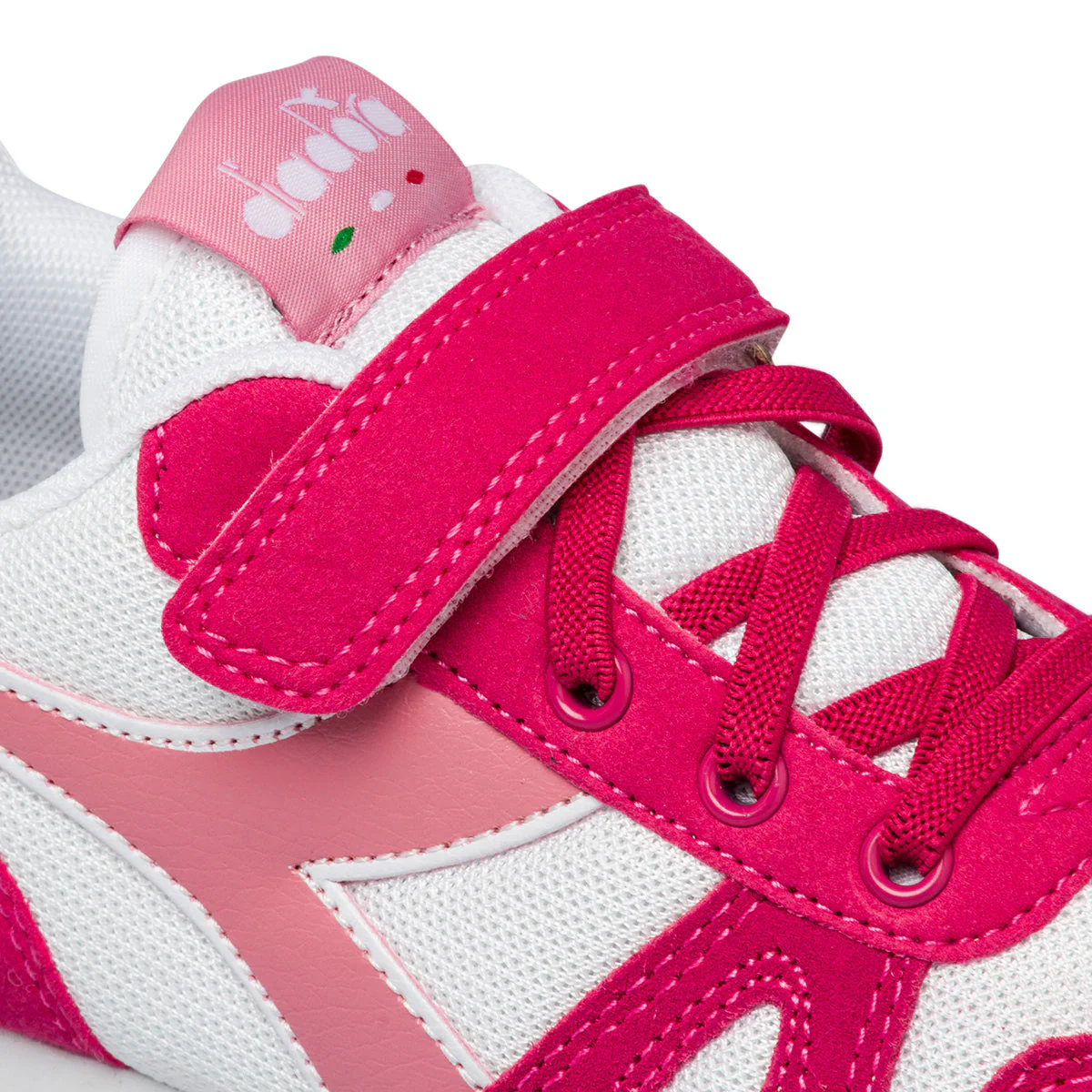 Scarpe da ginnastica viola da bambina con logo laterale a contrasto Diadora Simple Run Ps - Image 6