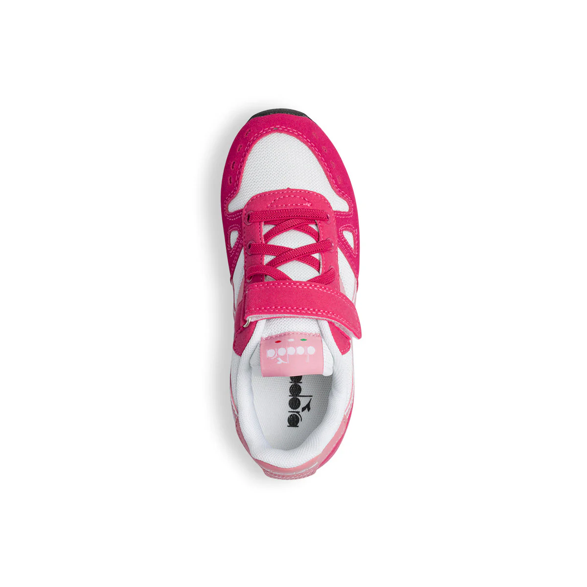 Scarpe da ginnastica viola da bambina con logo laterale a contrasto Diadora Simple Run Ps - Image 7