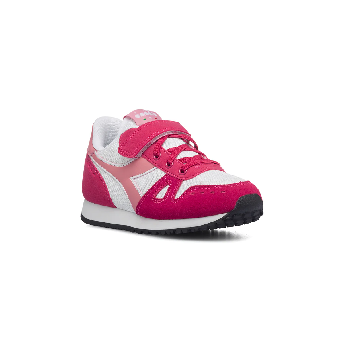 Scarpe da ginnastica viola da bambina con logo laterale a contrasto Diadora Simple Run Ps - Image 9