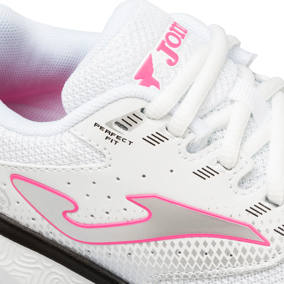 Scarpe da padel bianche da donna con dettagli neri e fucsia Joma T.Master 1000 - Image 6